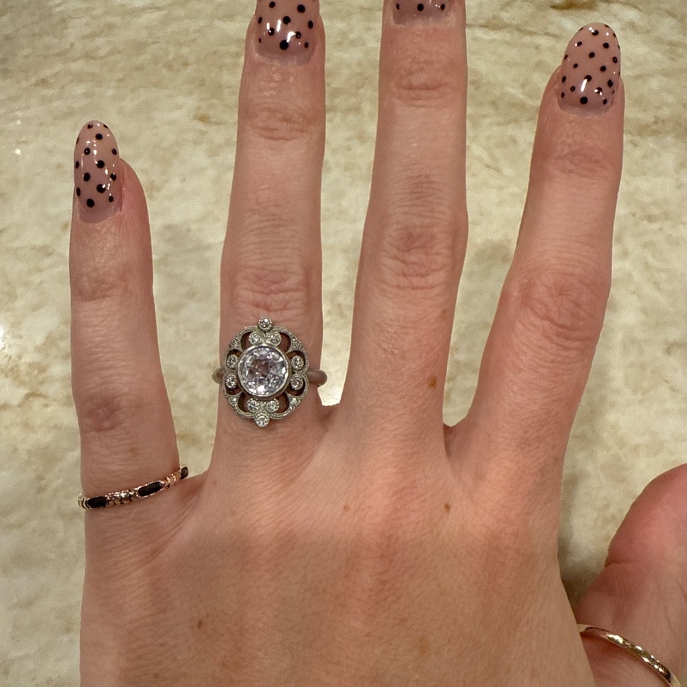 Sofia Kaman Lavender Sapphire Ring - image 2